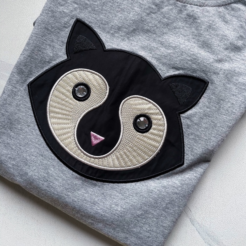 Coach embellished patch raccoon Tee Sz M